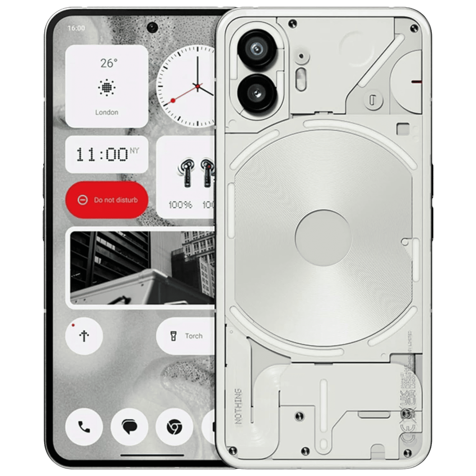 Nothing Phone 2 5G (12GB RAM, 256GB, White) Online | Croma